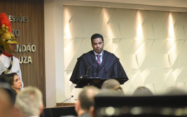 Jhonatan de Jesus em posse no TCU | Foto: Divulgação TCU