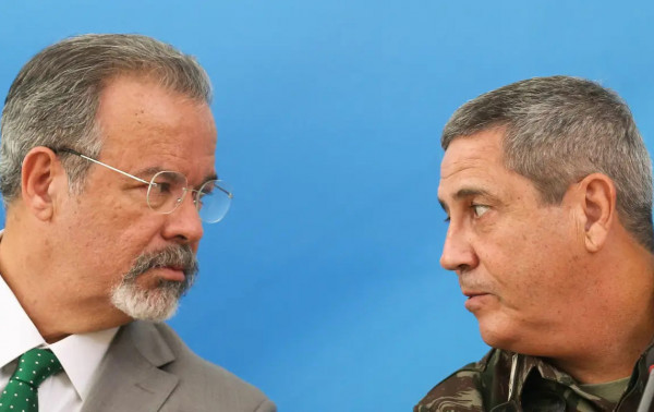 Jungmann e Braga Netto | Foto: Marcelo Camargo- Agencia Brasil