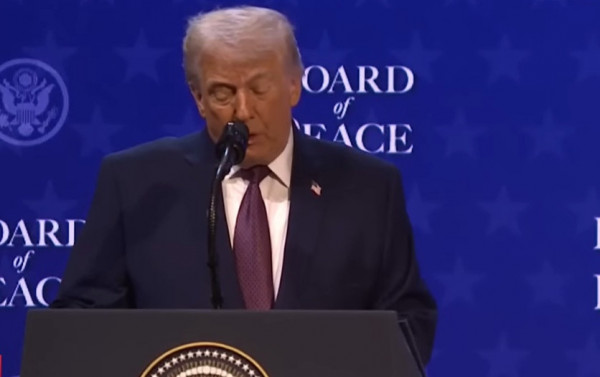 Trump em Davos sobre Conselho de Paz | Foto: Reprodução vídeo