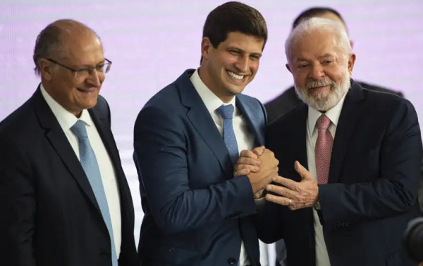 Alckmin, João Campos e Lula | Foto: Marcelo Camargo - Agência Brasil
