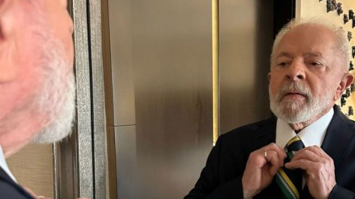 O presidente Lula e sua imagem | Foto: Reprodução redes sociais
