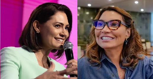 Michelle Bolsonaro e Janja Lula da Silva | Foto: Montagem sobre fotos da agencia Brasil