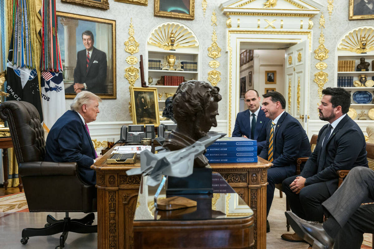 Crédito: rede social de Trump